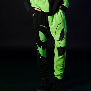 Unisex The Nightmare Before Christmas Oogie Boogie Split Jogger‎ Sweatpants